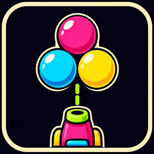Bubbles square icon