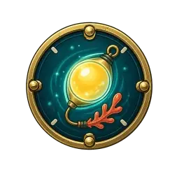 Glow bait medallion