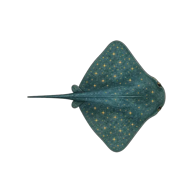Lantern ray · cutout