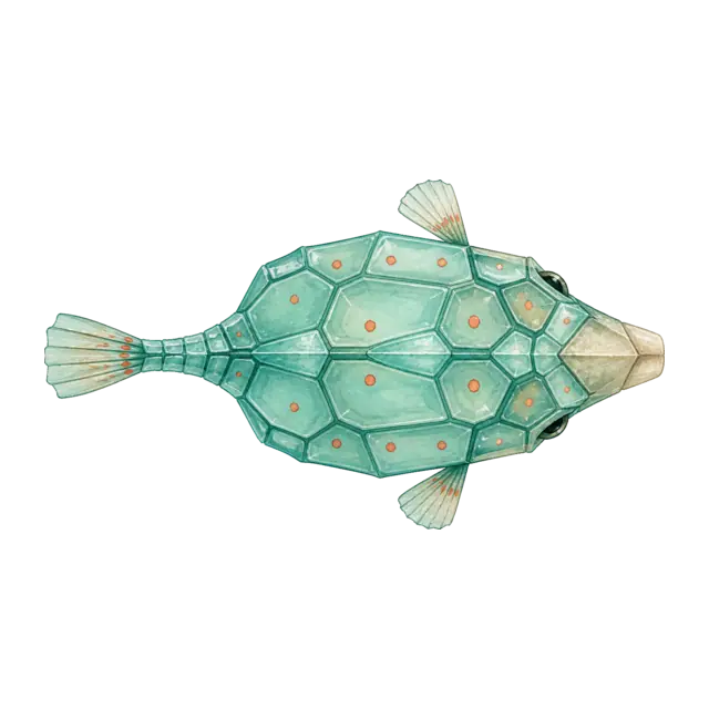 Glassreef boxfish · cutout