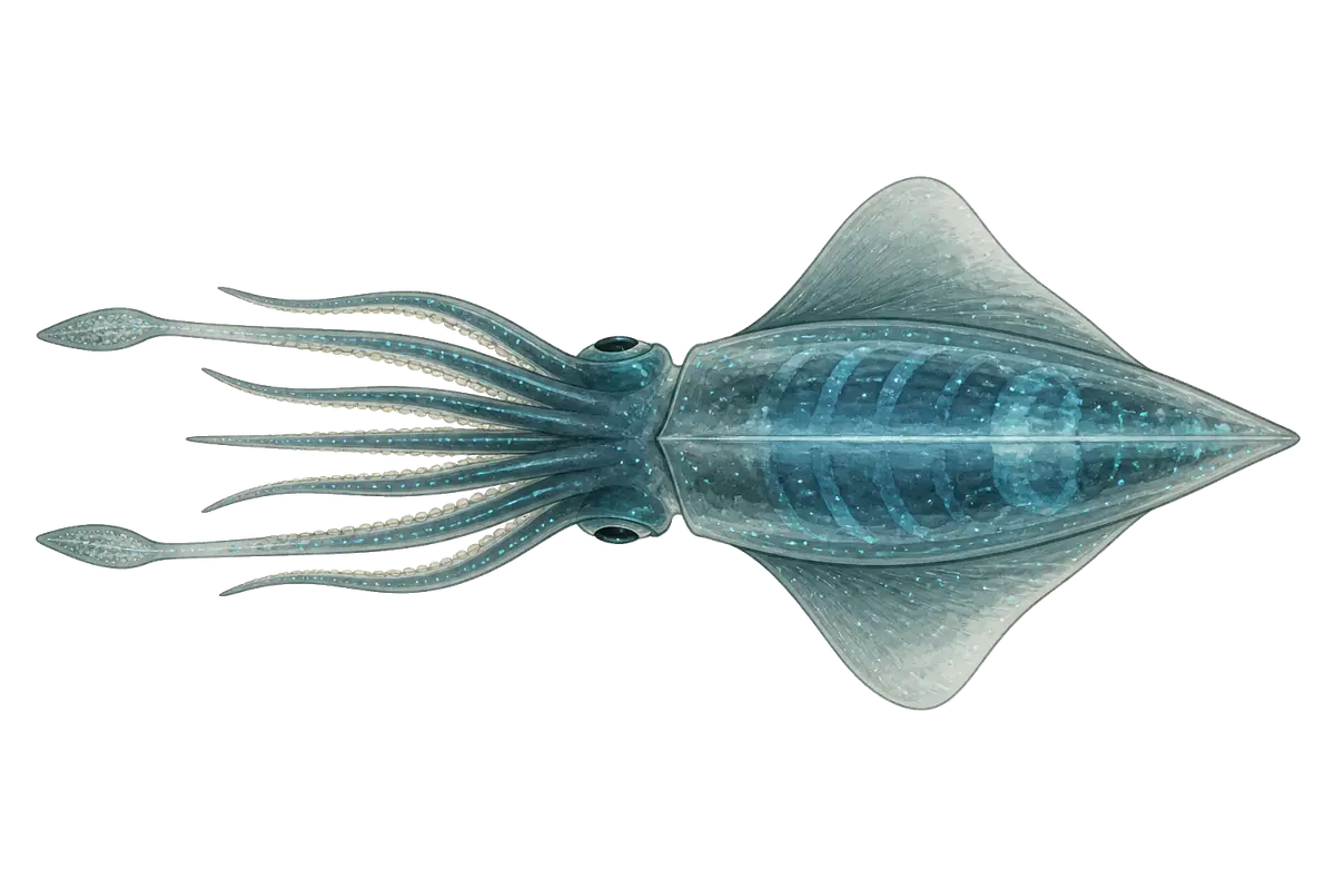 Stormglass squid · cutout