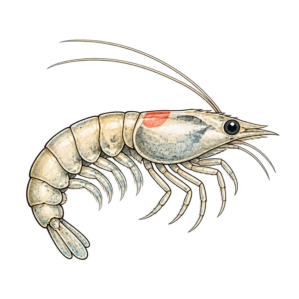 Dust shrimp · specimen art