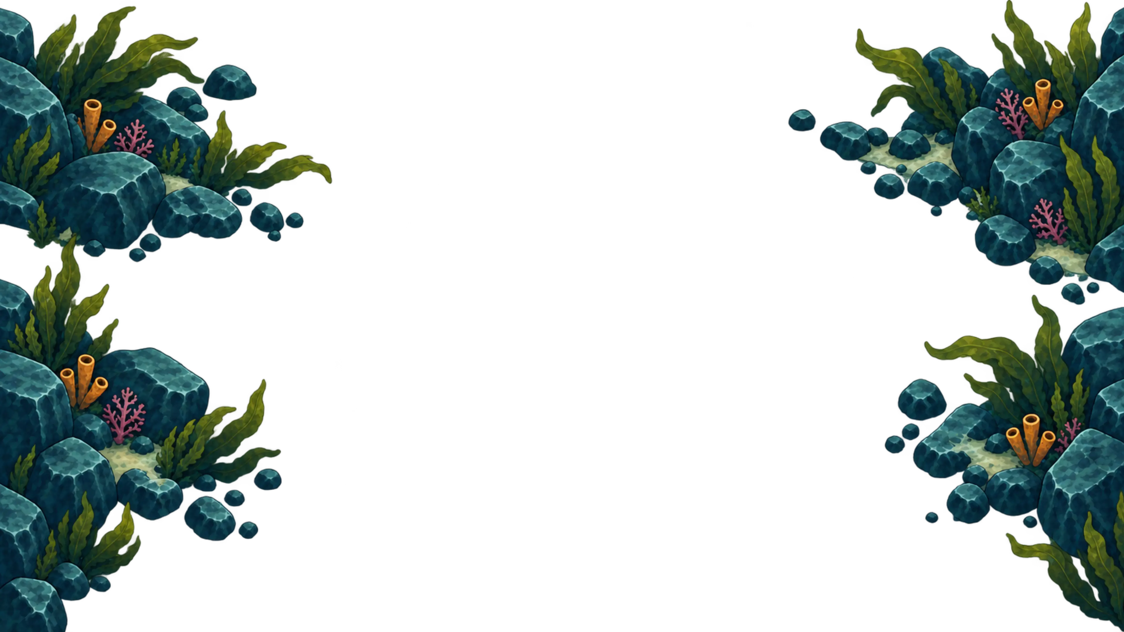 Reef midwater frame deep tide