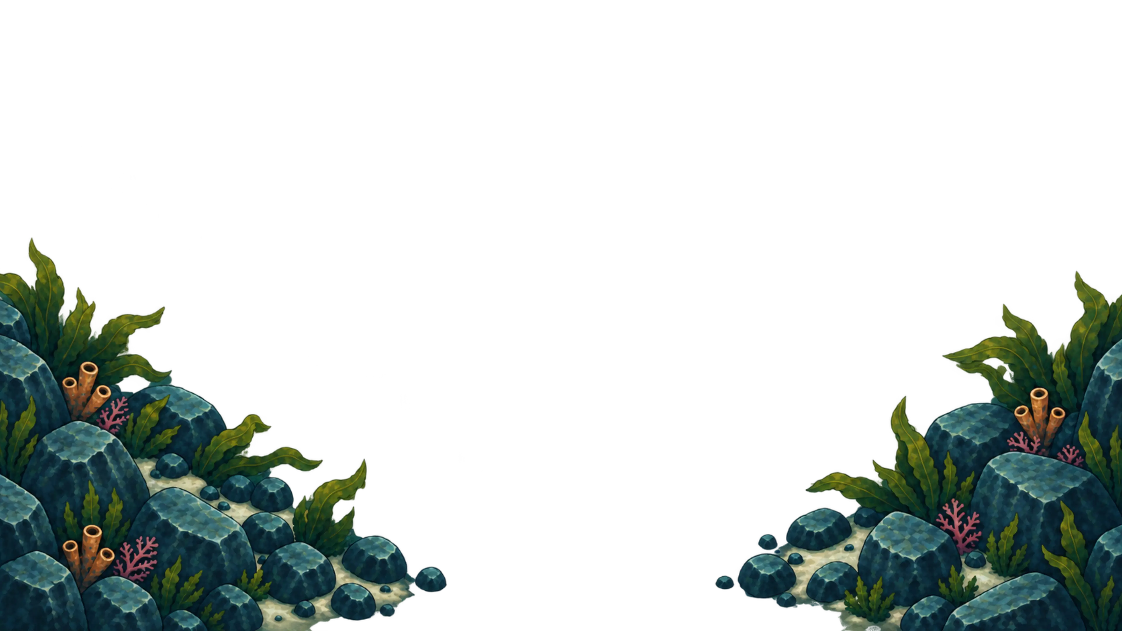 Reef shallow frame deep tide
