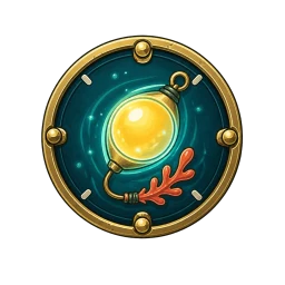 Glow bait medallion
