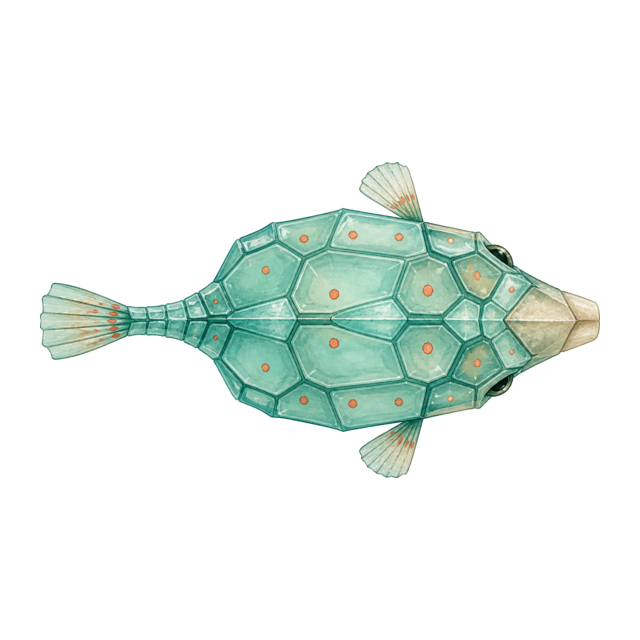 Glassreef boxfish · cutout