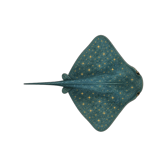Lantern ray · cutout
