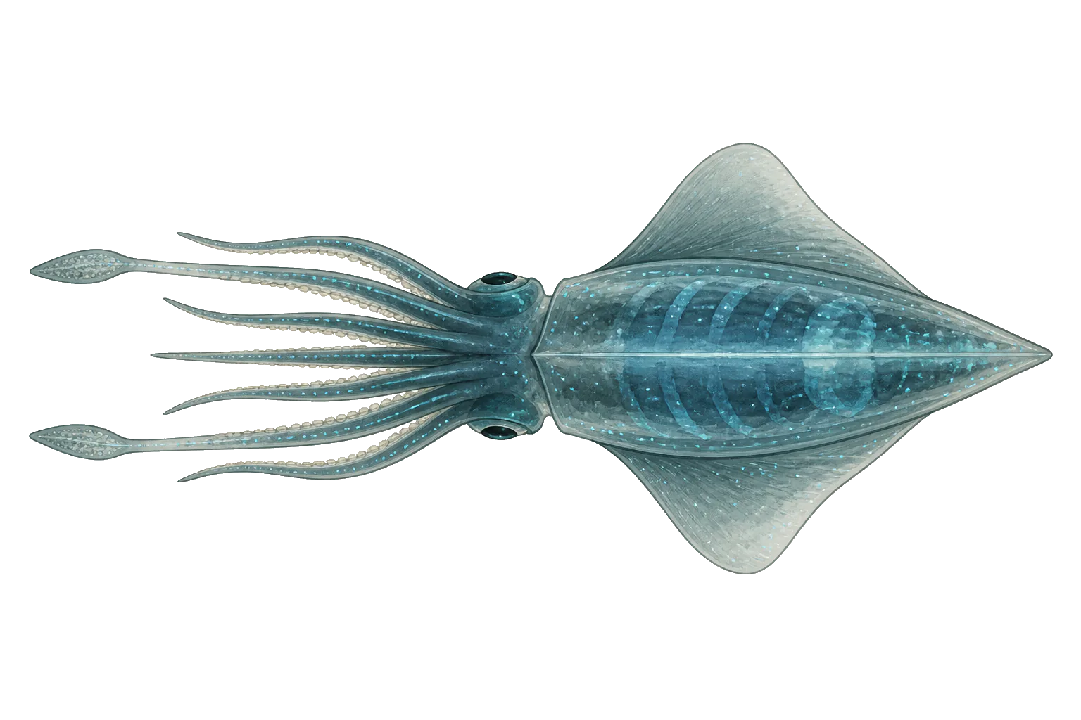 Stormglass squid · cutout