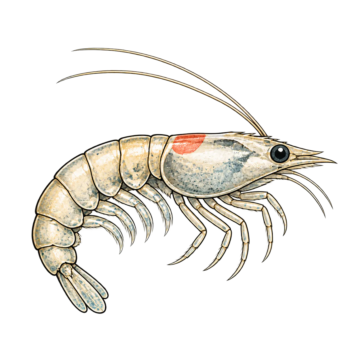 Dust shrimp · specimen art