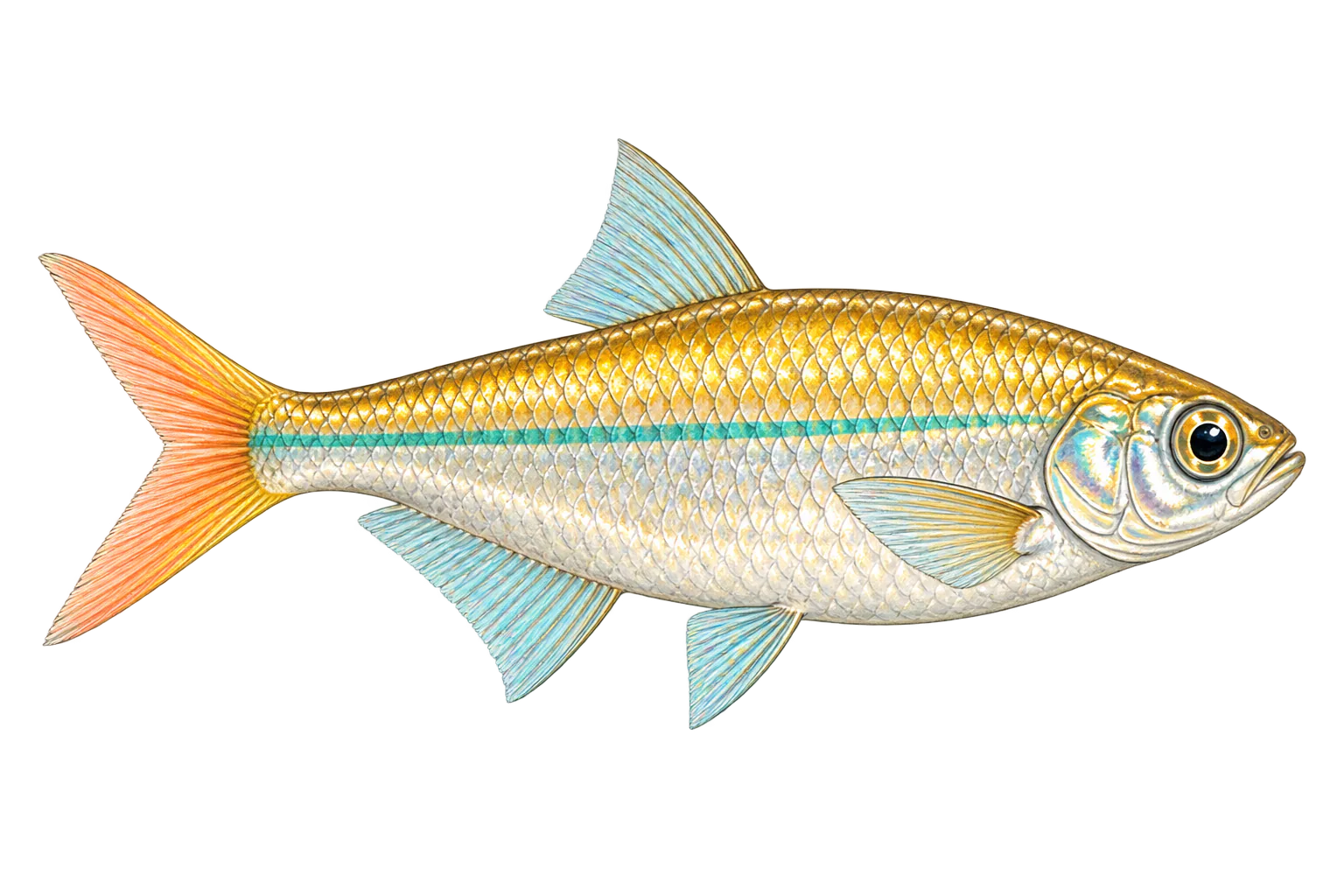 Sunscale sprat · specimen art