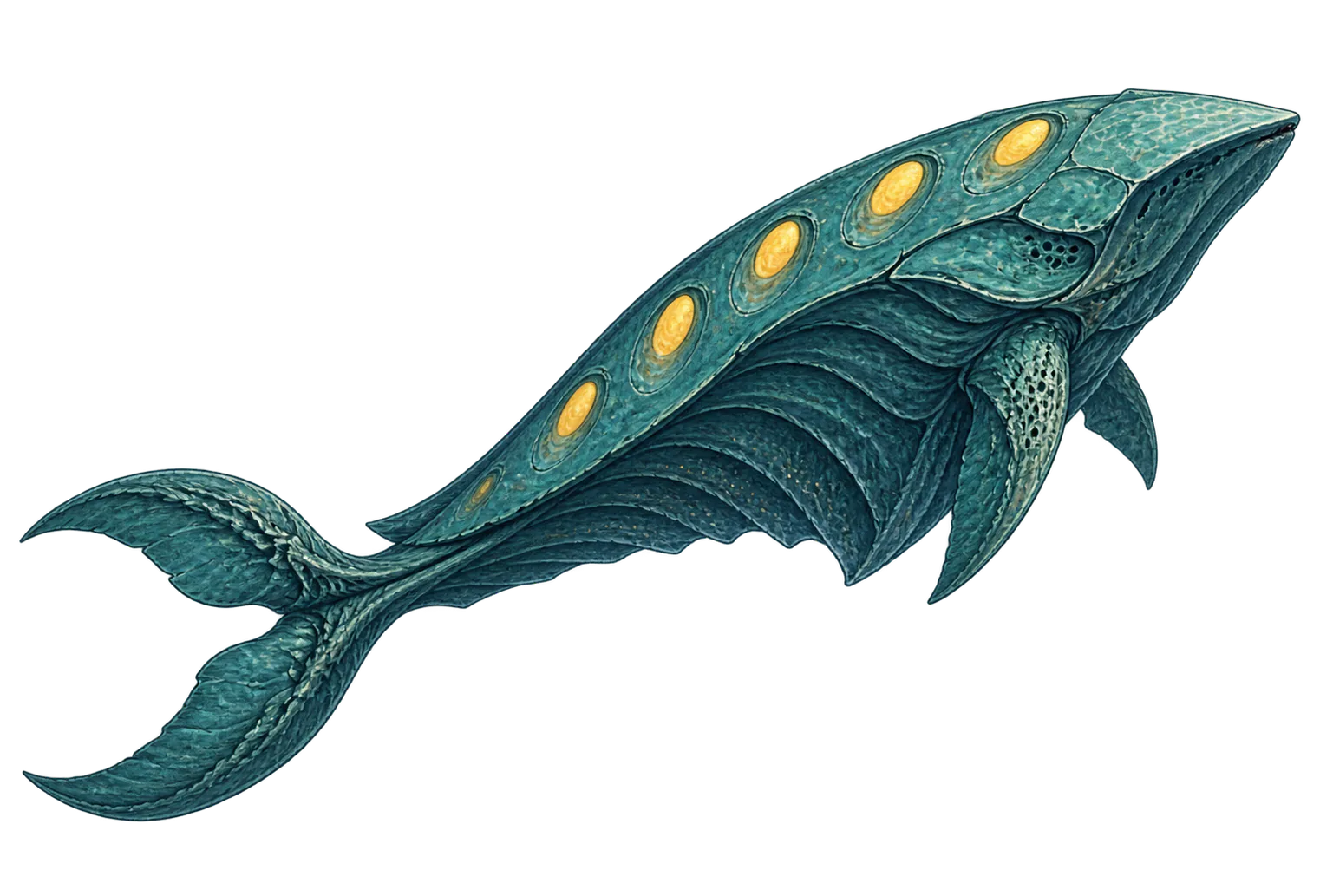 Tide leviathan · specimen art
